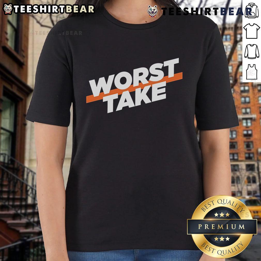 Top New York Knicks Worst Take Ladies Tee featuring bold graphics, perfect for passionate Knicks fans and stylish comfort.