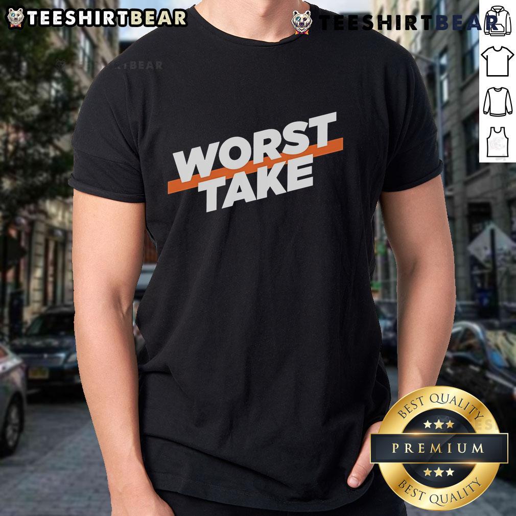 Top New York Knicks Worst Take T-Shirt featuring a bold graphic design for basketball fans and collectors.