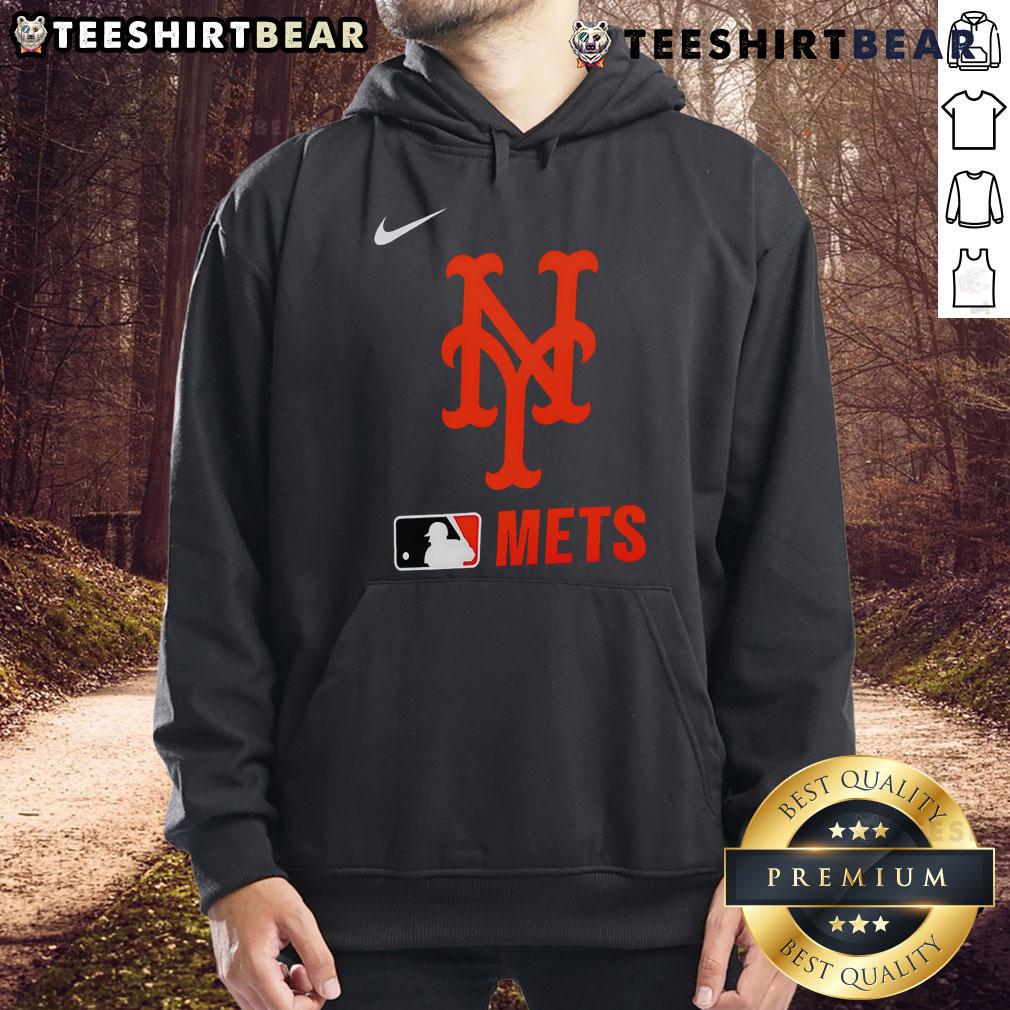 New York Mets Authentic Collection MLB Hoodie featuring team logo and vibrant colors, perfect for fans and collectors.