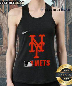 Top New York Mets Authentic Collection MLB tank top featuring team colors and logo, perfect for baseball fans.