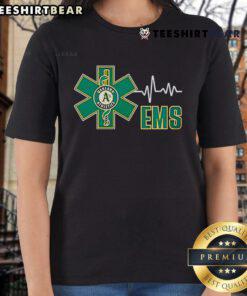 2025 Baseball Ladies Tee featuring personalized athletics design for EMS appreciation, perfect for sports enthusiasts.