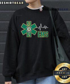 2025 Baseball Sweatshirt featuring personalized athletics design for EMS appreciation, perfect for sports enthusiasts.