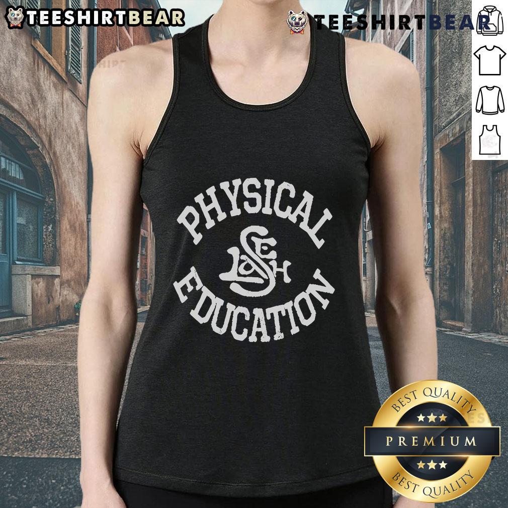 Top Physical Education tank top in vibrant colors, perfect for workouts and sports activities, showcasing comfort and style.