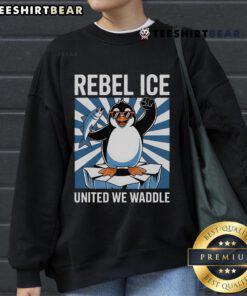 Cozy Top Rebel Ice United We Waddle Sweatshirt featuring a fun design, perfect for casual wear and winter outings.