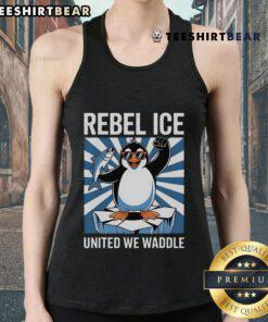 Top Rebel Ice United We Waddle Tank Top in vibrant colors, perfect for casual summer outfits and expressing fun style.