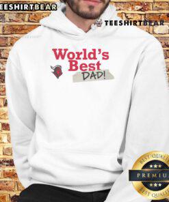 Top Rutgers Scarlet Knights World's Best Dad Hoodie in red, featuring team logo and comfortable design for proud dads.
