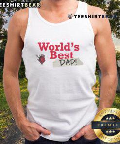 Top Rutgers Scarlet Knights World's Best Dad tank top featuring a vibrant design, perfect for proud fathers and fans.