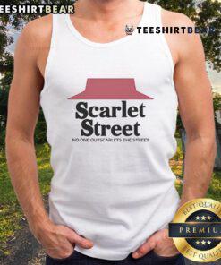 Alt Text: Top Scarlet Street: No One Outscarlets The Street Tank Top - stylish and trendy design for casual wear.