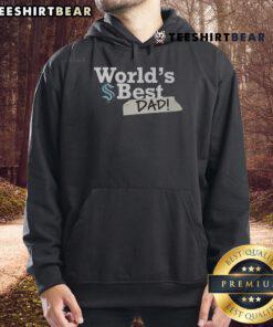 Top Seattle Kraken World's Best Dad Hoodie featuring team colors and logo, perfect gift for hockey-loving fathers.