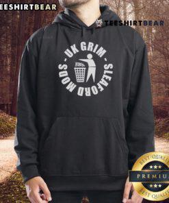 Alt Text: Top Sleaford Mods UK Grim Hoodie featuring bold graphic design and comfortable fit, perfect for fans of the band.