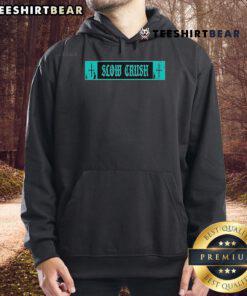 Top Slow Crush Thirst Cross Hoodie in black, featuring a stylish design and comfortable fit for casual wear.