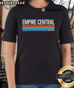 Top Snarky Puppy Empire Central logo on a stylish ladies tee, perfect for dog lovers and casual wear.