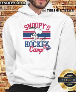Top Snoopy Columbus Blue Jackets hoodie from Camp Snoopy, featuring NHL teams design for fans.