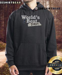 Alt Text: Top St. Louis Blues World's Best Dad Hoodie in navy blue, perfect gift for hockey-loving dads.
