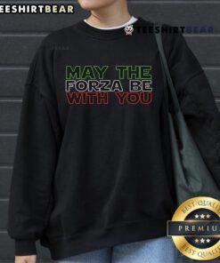 Top Star Wars May The Forza Be With You Sweatshirt featuring iconic design for fans of sci-fi and pop culture apparel.
