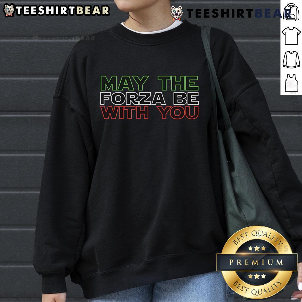 Top Star Wars May The Forza Be With You Sweatshirt featuring iconic design for fans of sci-fi and pop culture apparel.