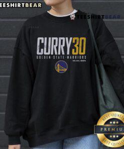 Top Stephen Curry Golden State Warriors sweatshirt featuring vibrant team colors and a stylish design for fans.