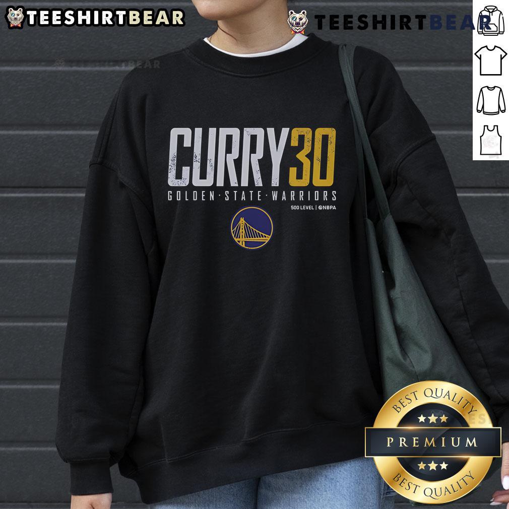 Top Stephen Curry Golden State Warriors sweatshirt featuring vibrant team colors and a stylish design for fans.