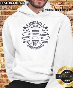 Alt Text: Top Stray Rats Mia 305 15th Anniversary 2010-2025 Hoodie featuring bold designs and vibrant colors.