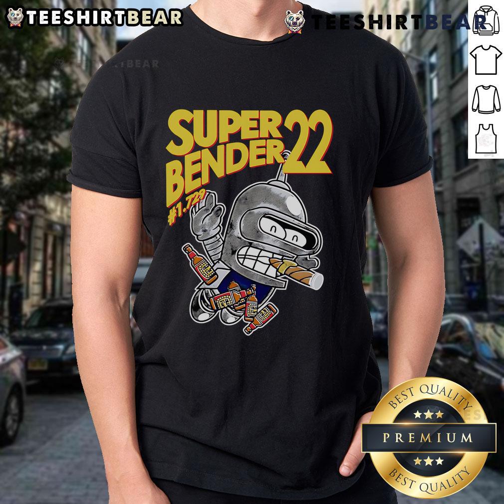 Top Super Bender 22 T-Shirt featuring a vibrant design and comfortable fit, perfect for casual wear.
