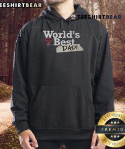 Top Texas Tech Red Raiders World's Best Dad Hoodie, featuring a stylish design perfect for proud fathers and fans.