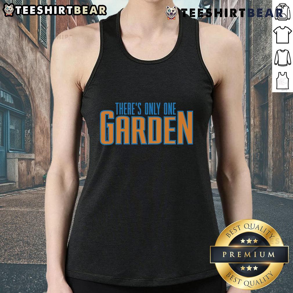 Stylish Top Theres Only One Garden tank top featuring vibrant floral designs, perfect for summer fashion and casual wear.