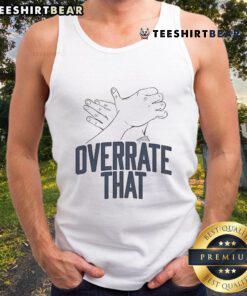 Top Tyrese Haliburton Overrate Indiana Pacers Hands Tank Top featuring vibrant design and stylish fit for fans.