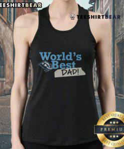 Top Utah Mammoth World's Best Dad tank top featuring a bold design, perfect for Father's Day or casual wear.