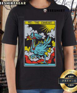 Alt Text: Top VII The Chariot Ride On Ladies Tee featuring a vibrant design and comfortable fit for stylish women.