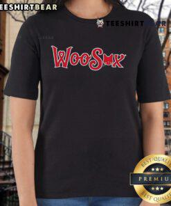 Top Woosox Boston Red Sox ladies tee in vibrant colors, perfect for game day and showing team spirit.