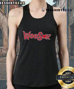 Stylish Top Woosox Boston Red Sox tank top featuring team logo, perfect for game day or casual wear.