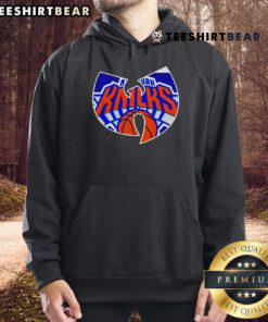 Top Wu-Tang New York Knicks basketball logo hoodie featuring vibrant colors and stylish design for fans.