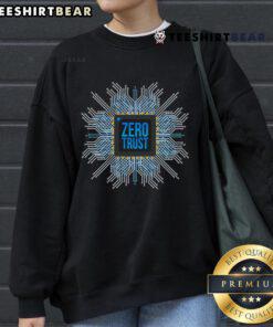 Alt Text: Stylish sweatshirt featuring a programmer design, highlighting top zero trust cyber security themes for tech enthusiasts.