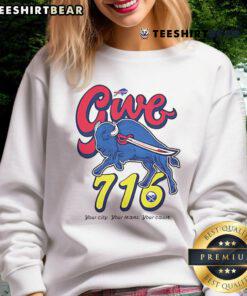 Awesome Buffalo Bills Give 716 Your City Your Teams Your Cause Sweatshirt in blue, perfect for fans and game day wear.