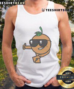 CSUF Advertising Club members wearing thumbs up tank tops, showcasing team spirit and enthusiasm at a campus event.