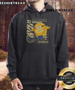 Alt Text: Awesome Despicable Me 4 All Minion All Mighty Hoodie featuring colorful Minion graphics and a cozy design.