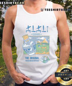Awesome Drink Fresh tank top featuring The Legend of Zelda design, showcasing a vibrant and nutritious theme.