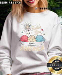Awesome Graeters Taste Like America sweatshirt in vibrant colors, showcasing a unique design celebrating American flavors.