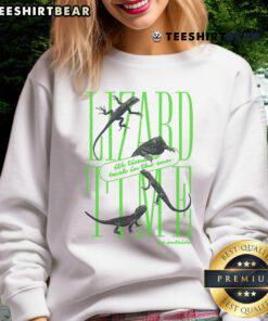 Awesome Lizard Time sweatshirt featuring a vibrant lizard design perfect for outdoor adventures and sunny days.