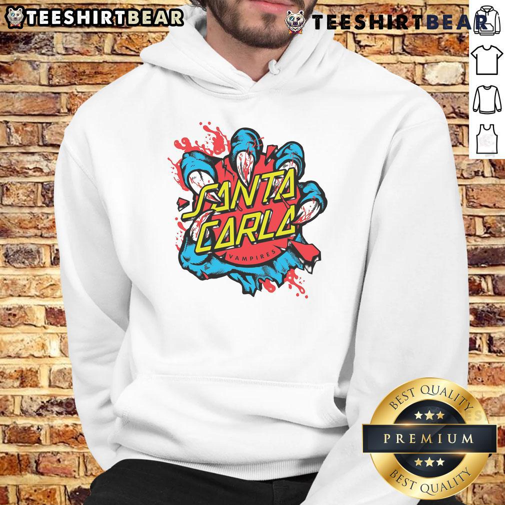 Awesome Santa Carla Baseball Vampires Hoodie featuring a stylish design for fans of the classic film.