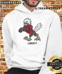 Awesome Sparky Liberty mascot hoodie featuring vibrant colors and a fun design, perfect for fans and casual wear.