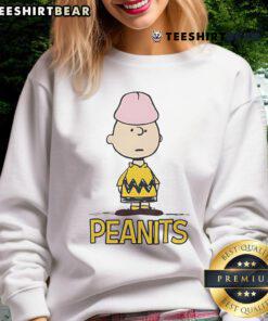 Adorable Cute Charlie Brown Peanuts meme sweatshirt featuring playful graphics and vibrant colors for fans of the comic.