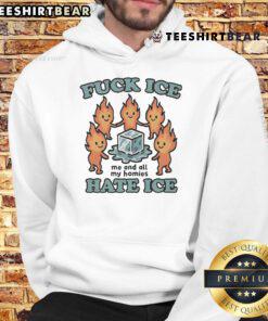 Cozy 'Cute Fck Ice Hate Ice Me And All My Homies' hoodie in vibrant colors, perfect for casual streetwear style.