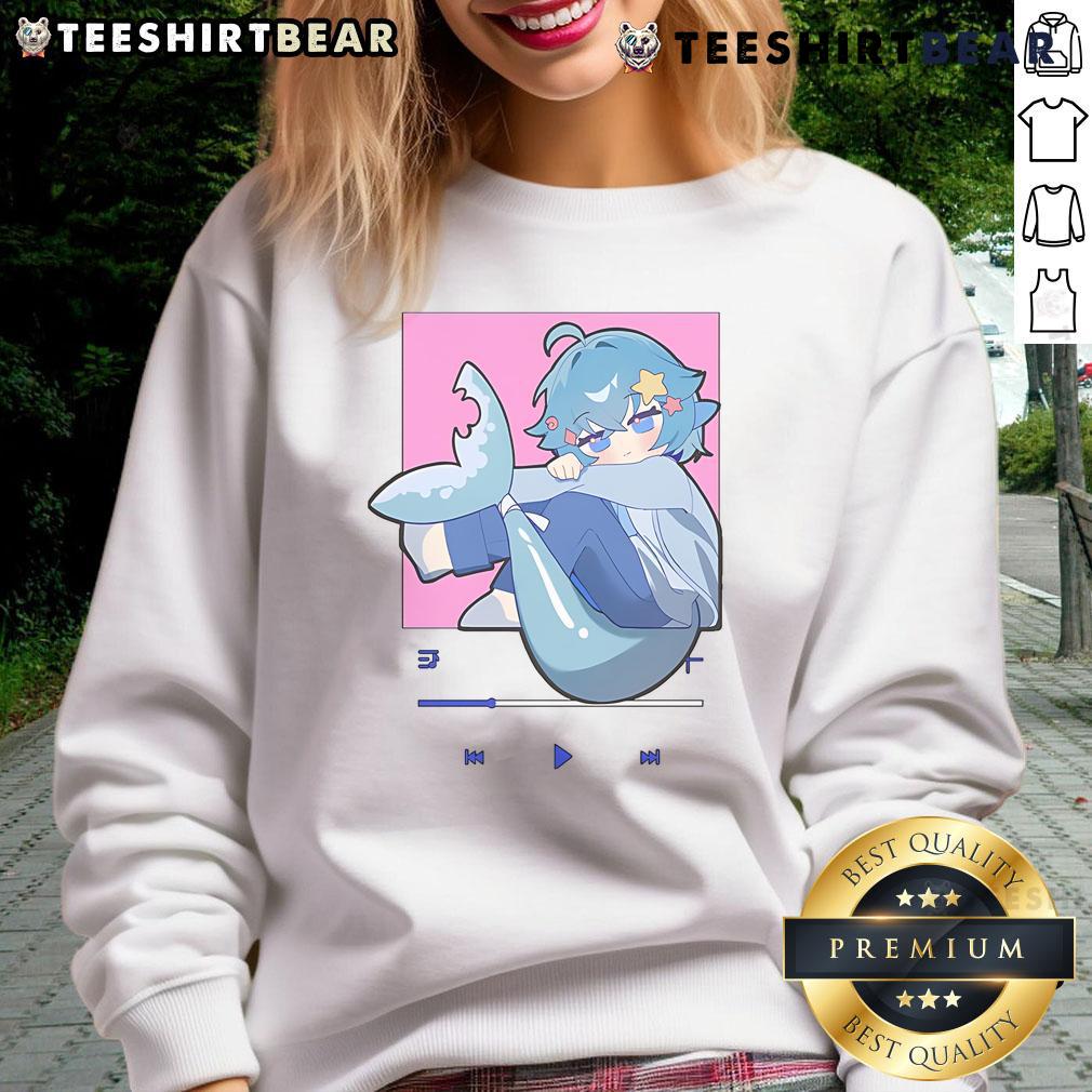Cute GumiSamaVT playlist Vtuber sweatshirt featuring vibrant colors and playful graphics perfect for fans.