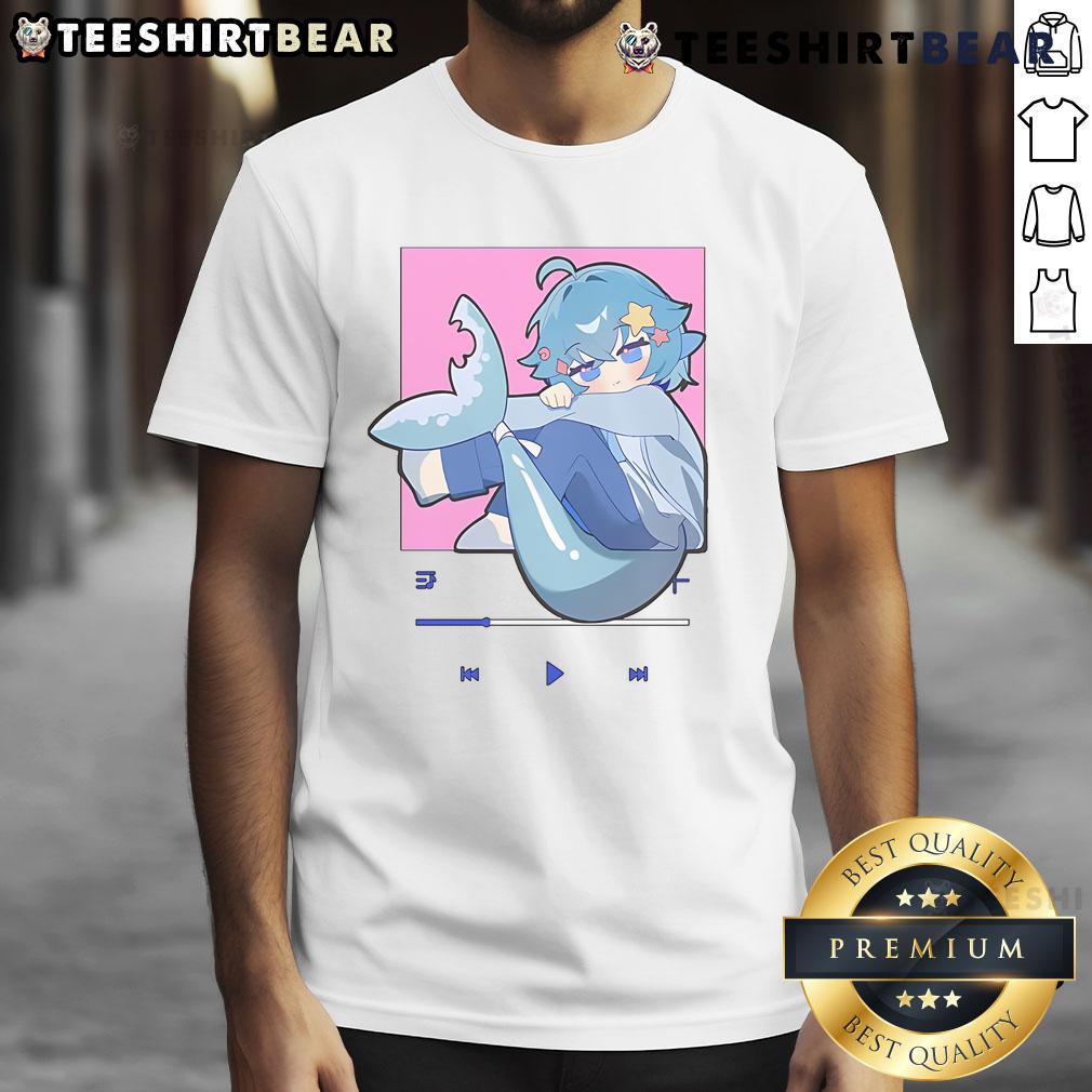 Alt Text: Cute Gumisamavt Playlist Vtuber T-Shirt featuring vibrant graphics and playful design, perfect for fans of Vtuber culture.