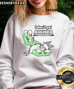 Cozy 'I Don't Got Agenda' Agender Agenda Sweatshirt in soft fabric, perfect for expressing agender pride and comfort.