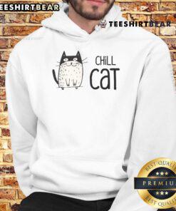 Cute masked cat drawing on a cozy hoodie, perfect for cat lovers and stylish casual wear.