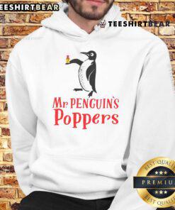 Cute Mr. Penguins Poppers Hoodie featuring an adorable penguin design, perfect for cozy winter wear.