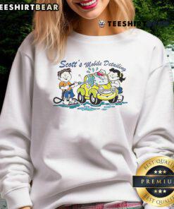 Cute Scotts Mobile Detailing sweatshirt featuring a stylish design, perfect for car enthusiasts and detailers.