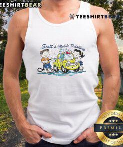 Alt Text: Cute Scotts Mobile Detailing Tank Top featuring a stylish design, perfect for car enthusiasts and detailing fans.